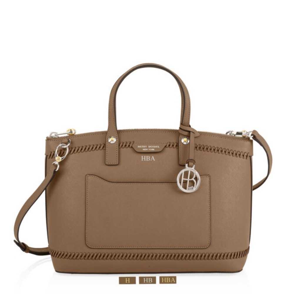 Henri Bendel West 57th Whipstitch Satchel